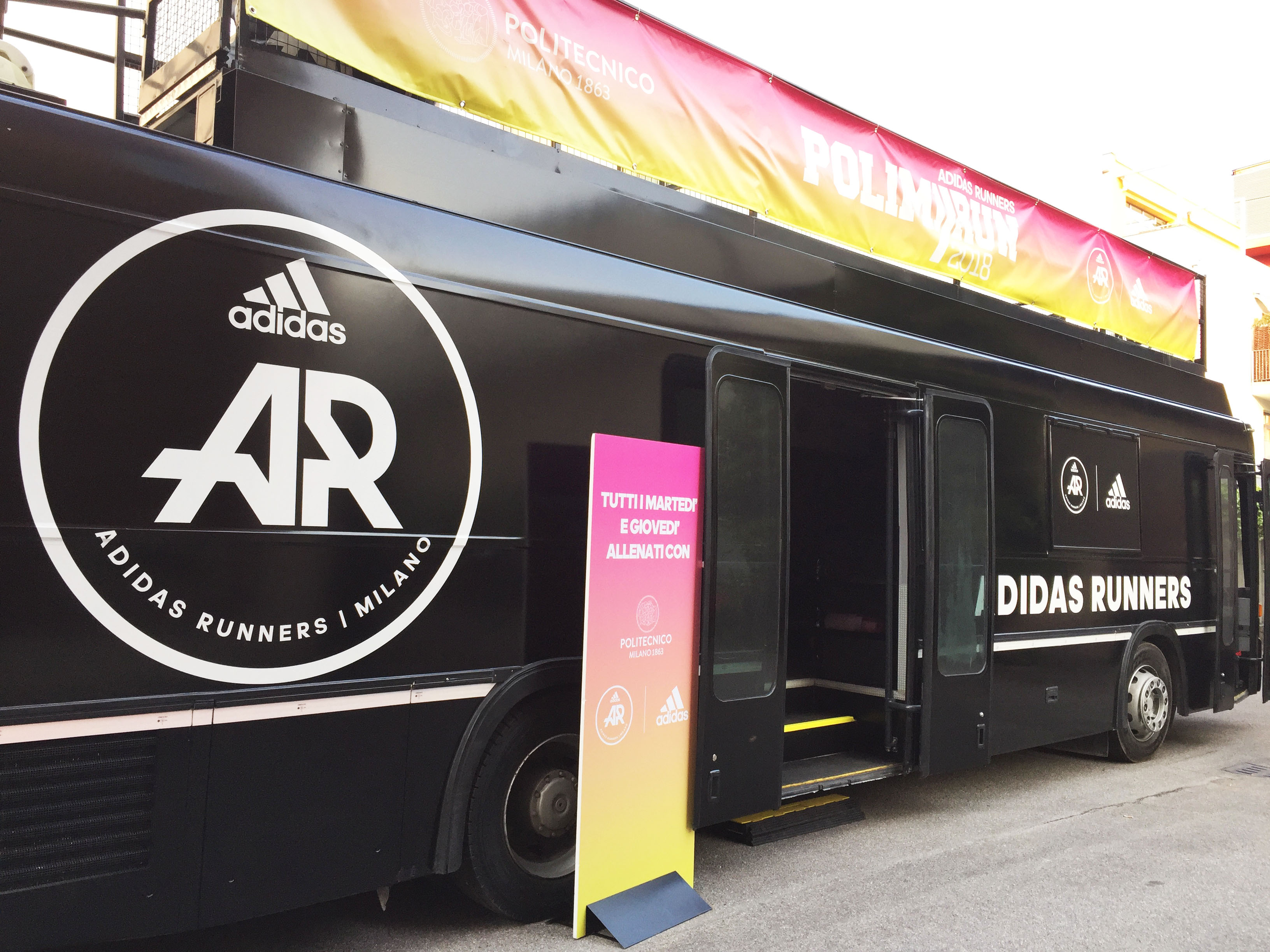 Evento Solarboost Night ADIDAS event Milano Space Makers
