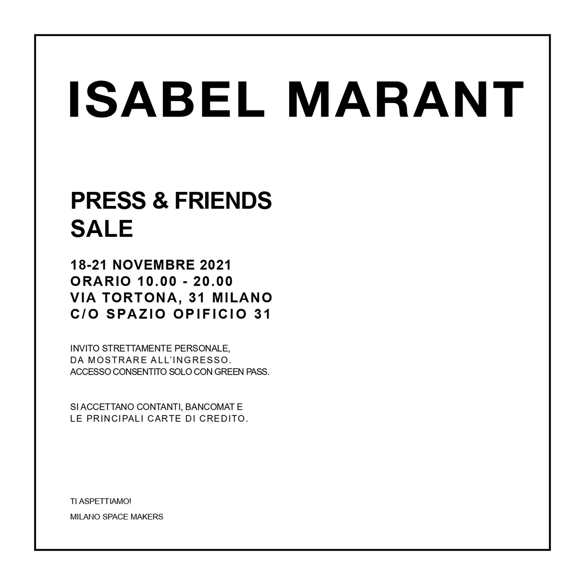 Isabel Marant special Family&Friends
